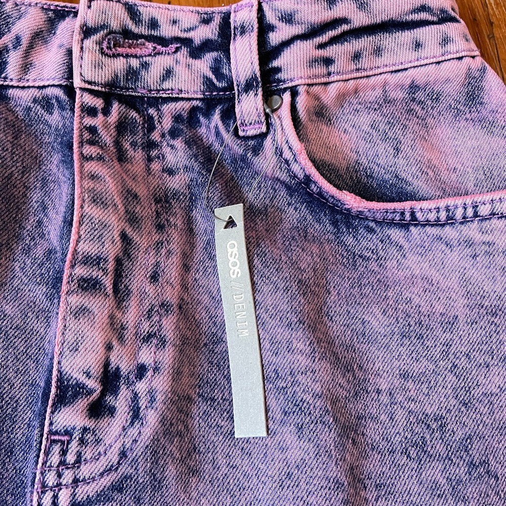 ASOS Purple/Pink Mini Skirt